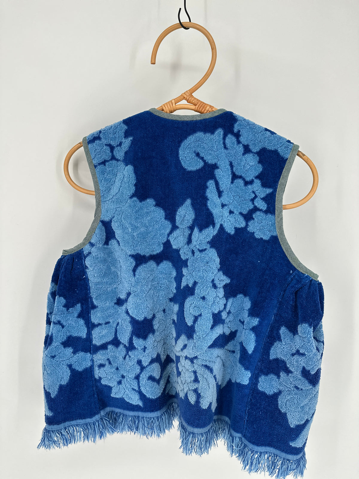 Monticello Bloom — Handmade 1970s Towel Vest