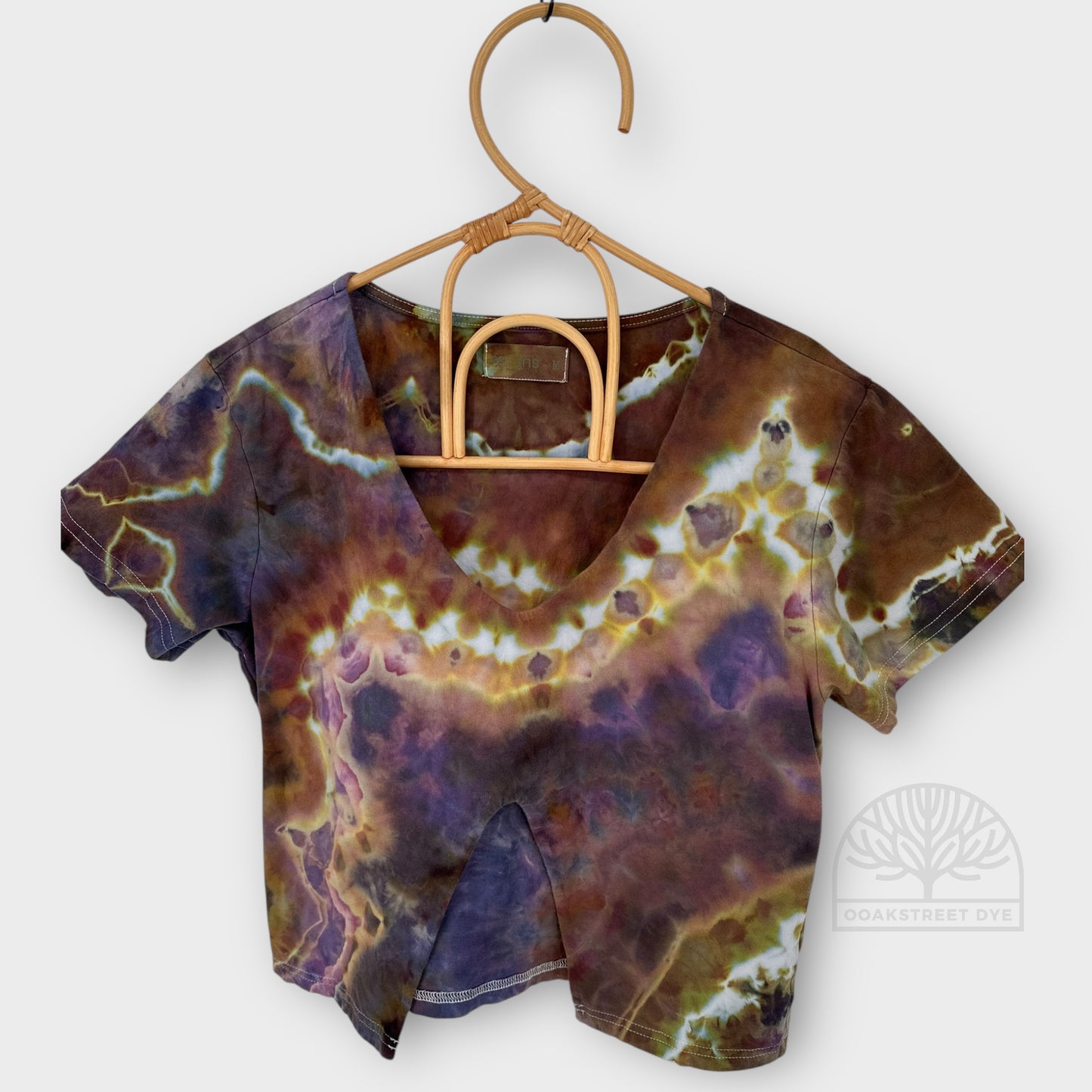 Plum Sunset Crop Tee | Size M