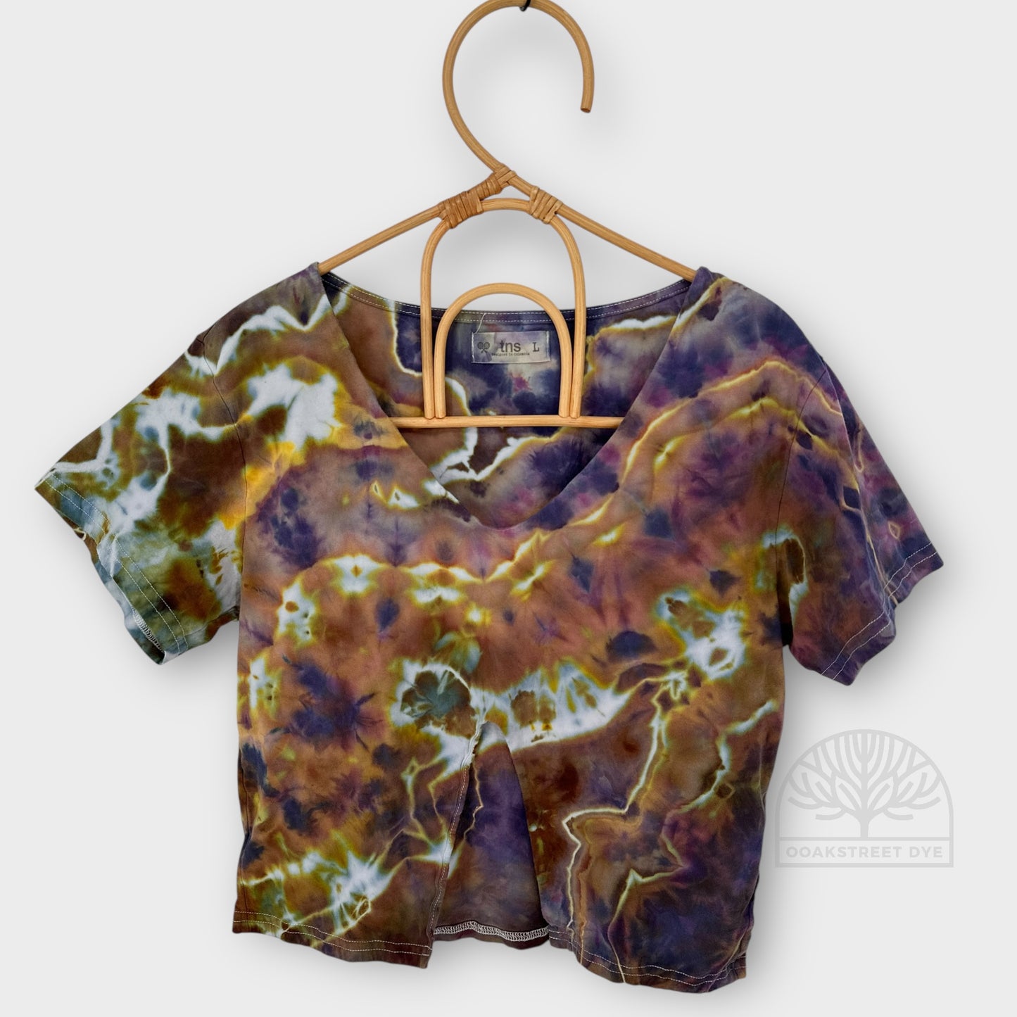 Plum Sunset Crop Tee | Size XS