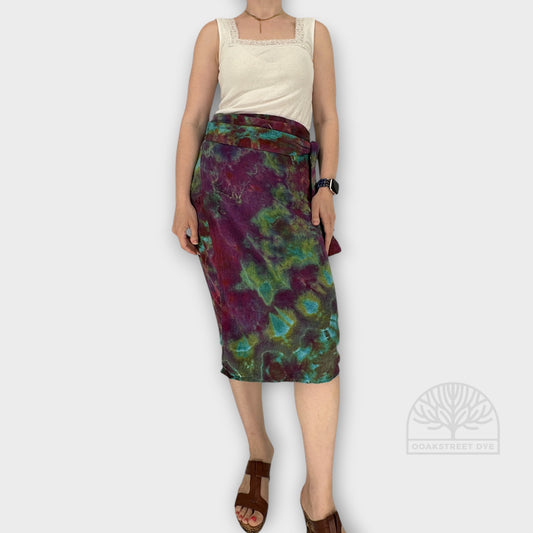 Rainbow Prism Wrap Skirt Size 2XL