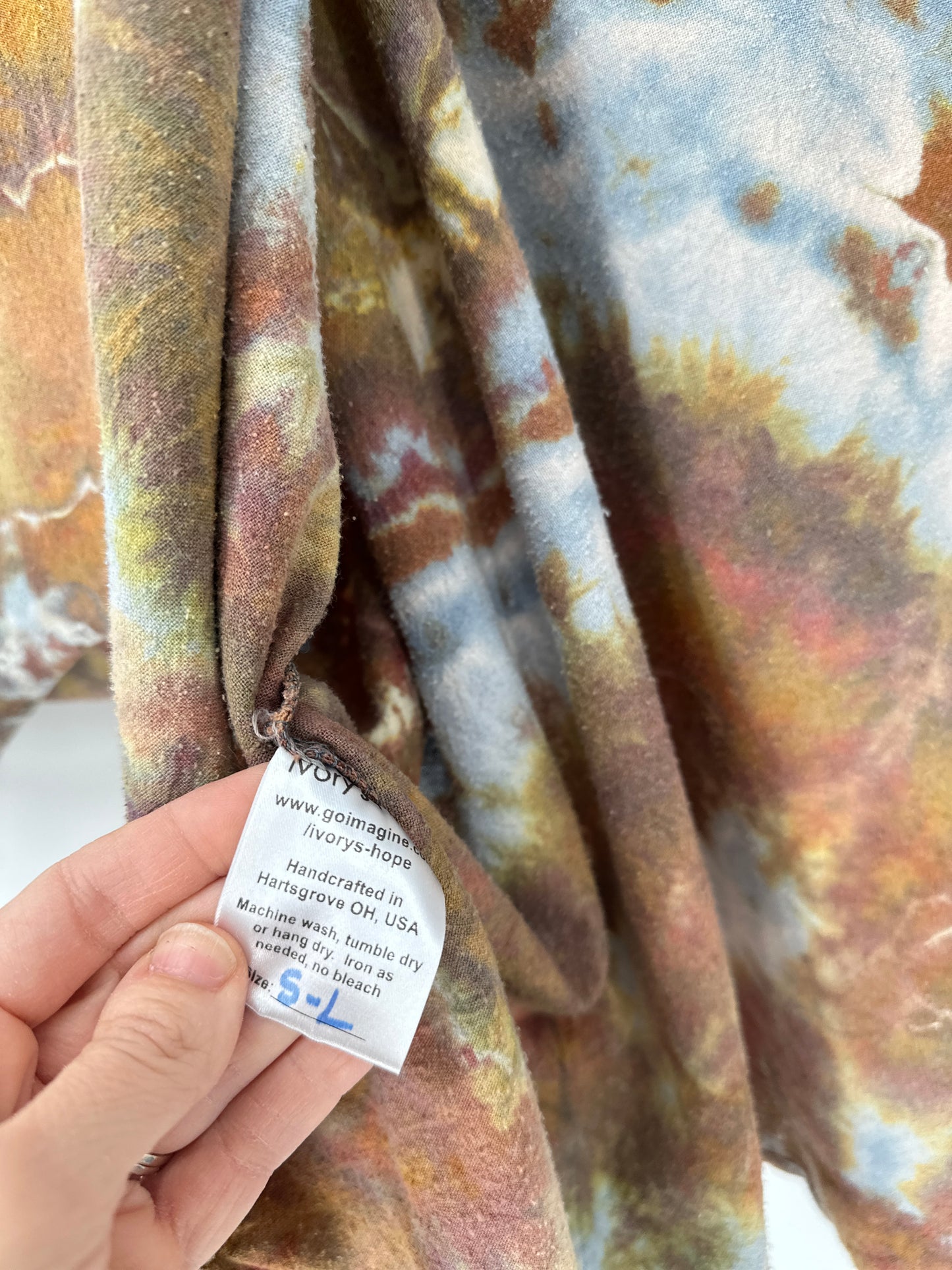 Silk Noil Forest Prism Cocoon Jacket | One Size