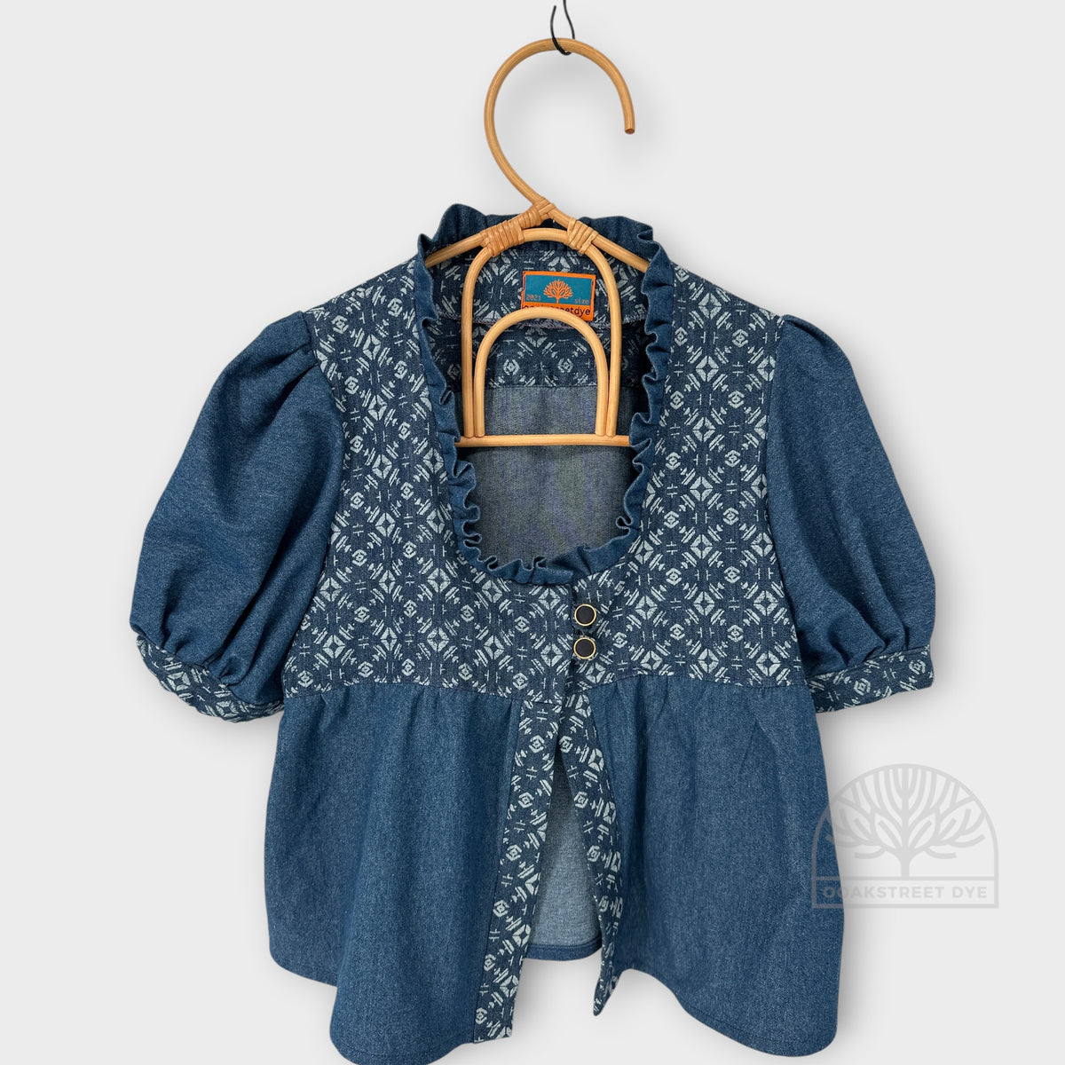 Indigo Folk - Handmade Denim Babydoll Top (Copy)