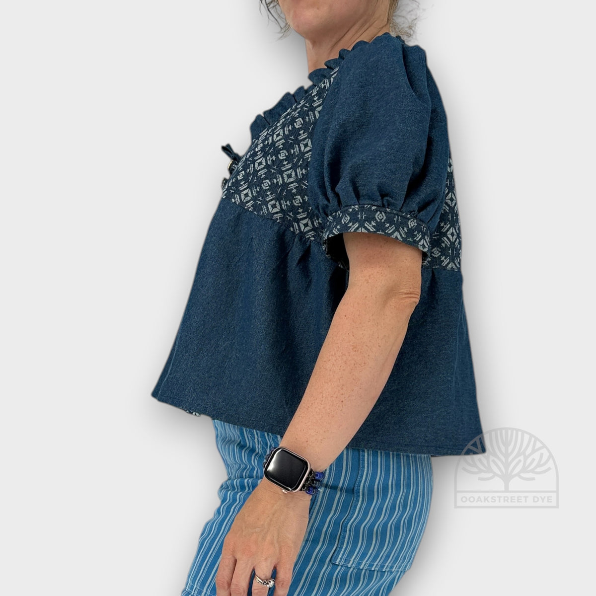 Indigo Folk - Handmade Denim Babydoll Top (Copy)