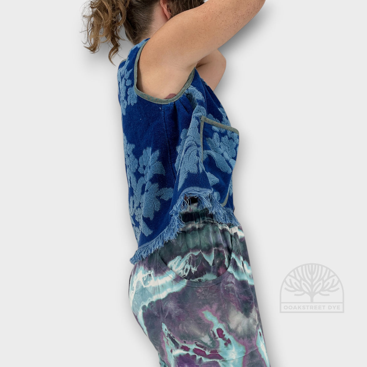 Monticello Bloom — Handmade 1970s Towel Vest
