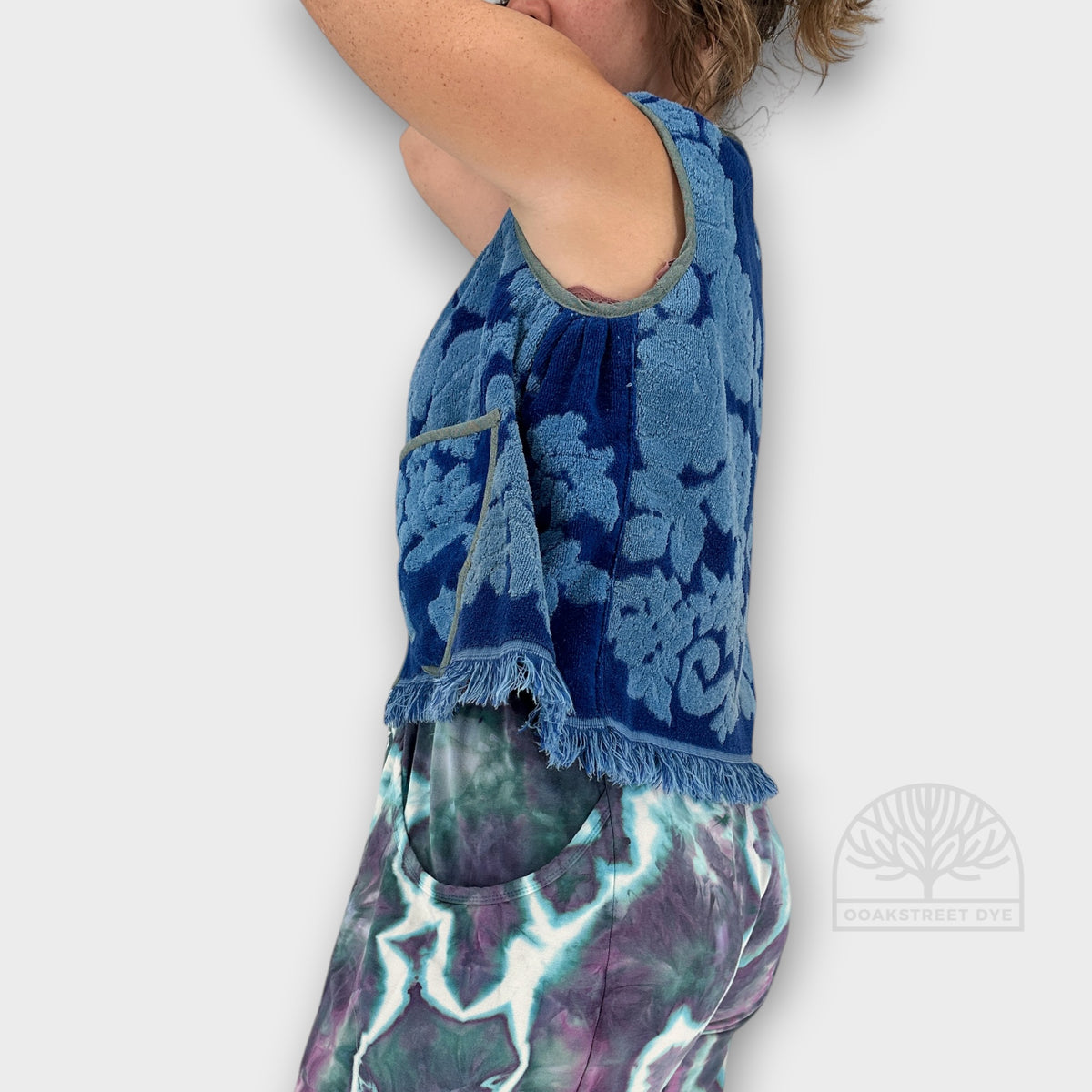 Monticello Bloom — Handmade 1970s Towel Vest