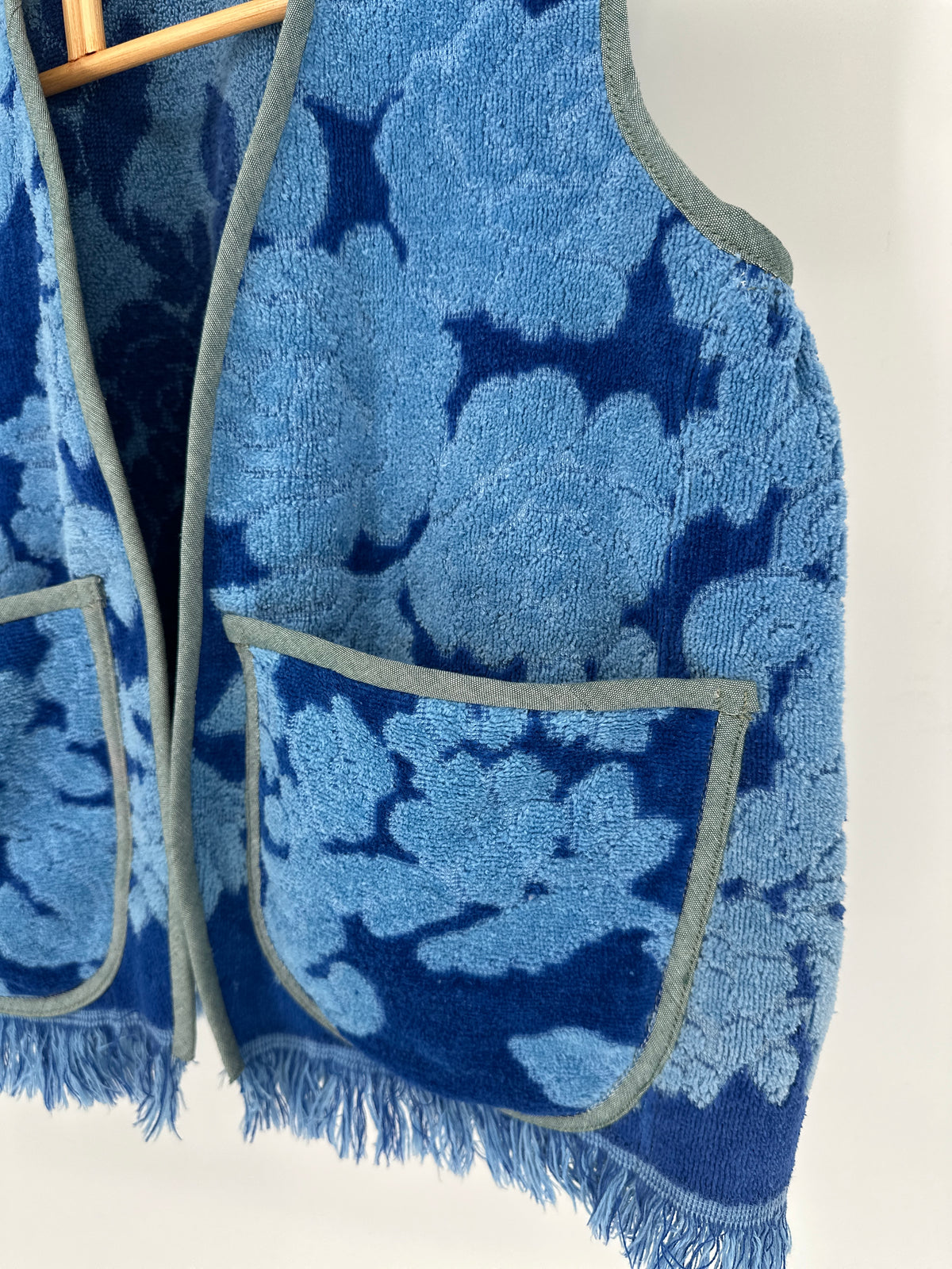 Monticello Bloom — Handmade 1970s Towel Vest