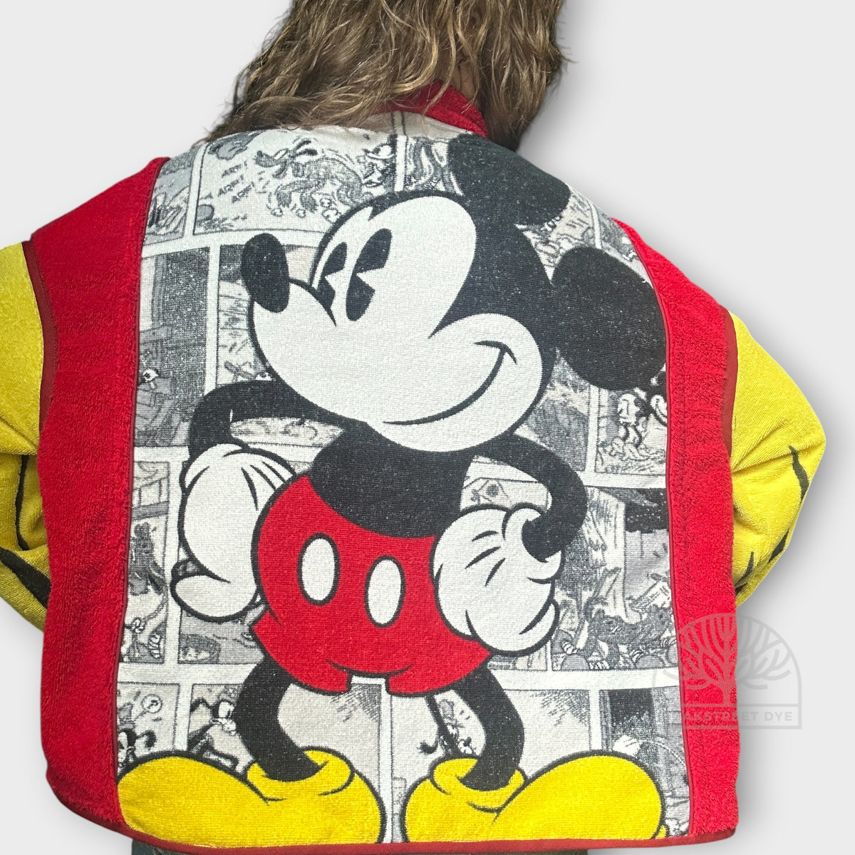 One-of-a-Kind Upcycled Comic Towel Jacket