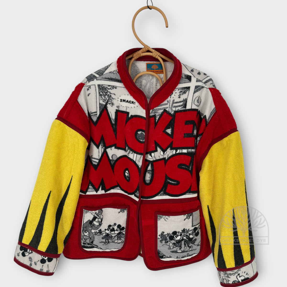 One-of-a-Kind Upcycled Comic Towel Jacket