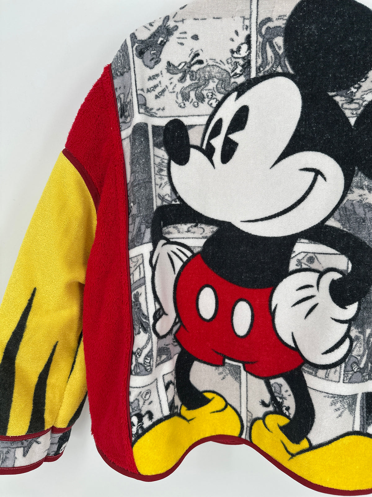 One-of-a-Kind Upcycled Comic Towel Jacket