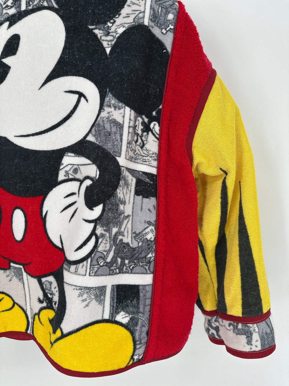 One-of-a-Kind Upcycled Comic Towel Jacket