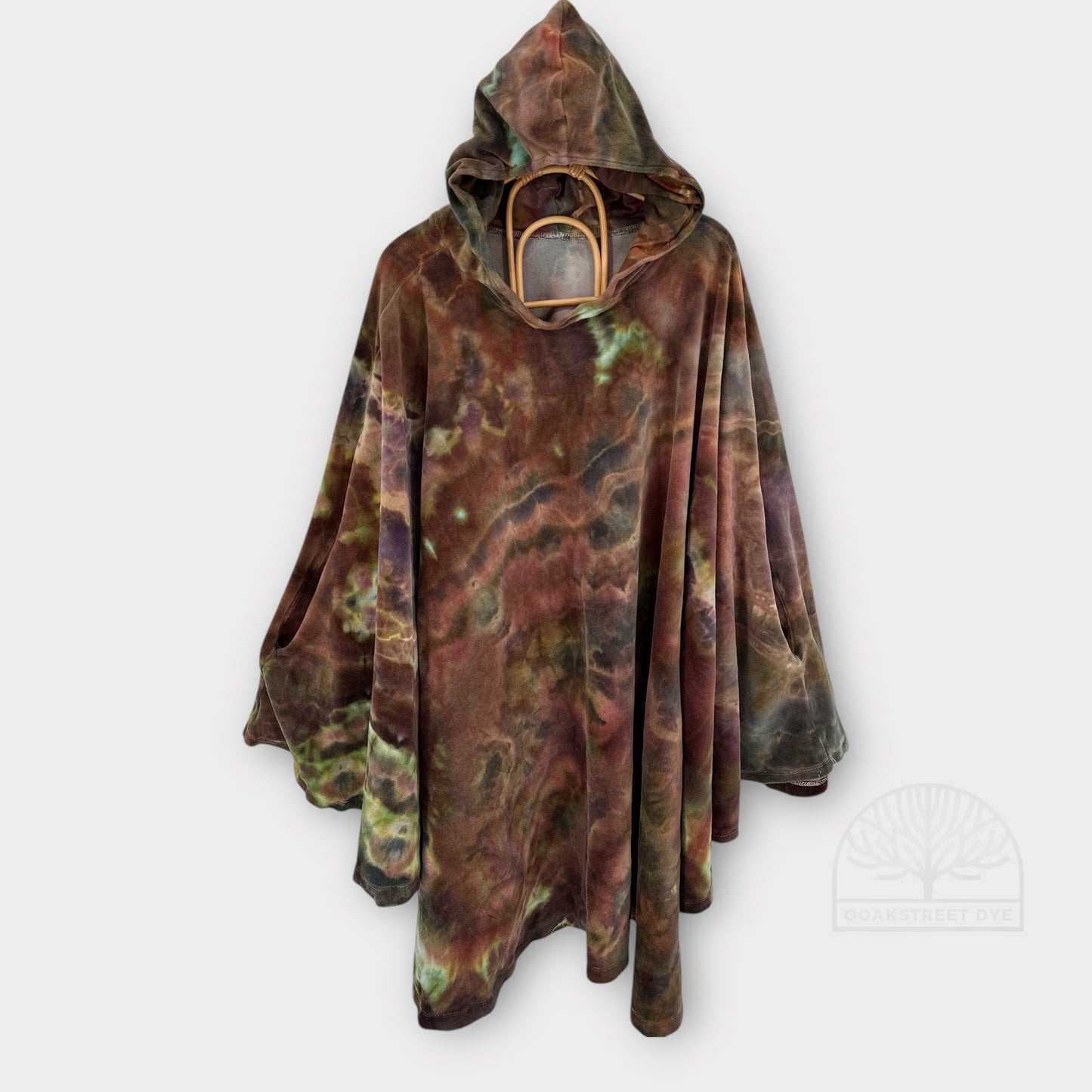 Forest Prism Velour Cape | One Size