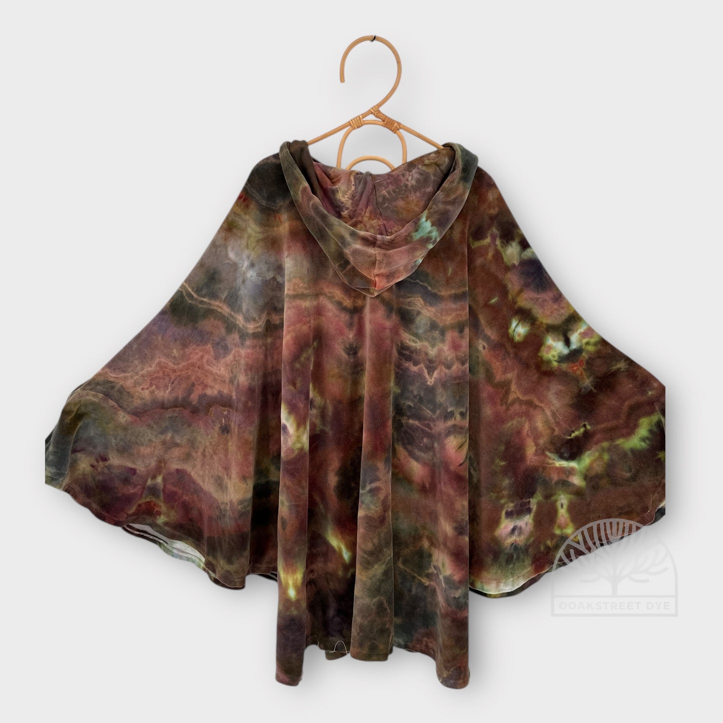 Forest Prism Velour Cape | One Size