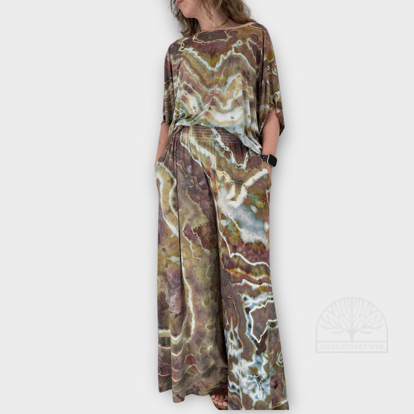 Forest Prism Palazzo & Twist Top Set