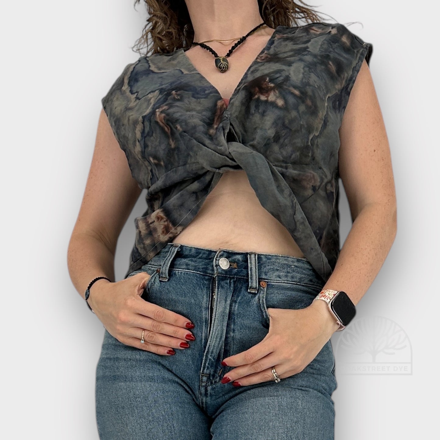 Salt of the Earth Linen Crop Top | Size S