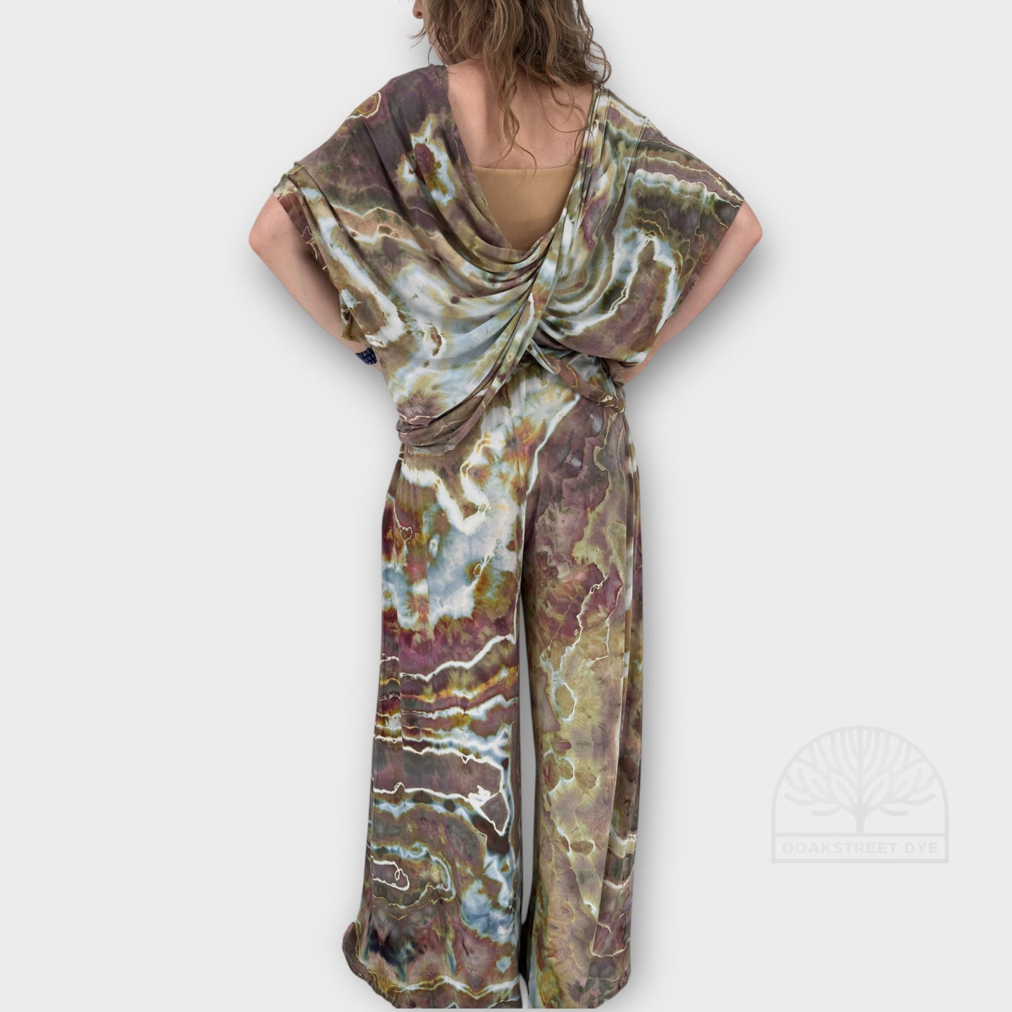 Forest Prism Palazzo & Twist Top Set