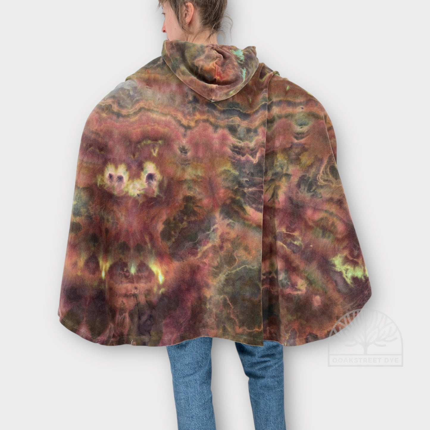 Forest Prism Velour Cape | One Size