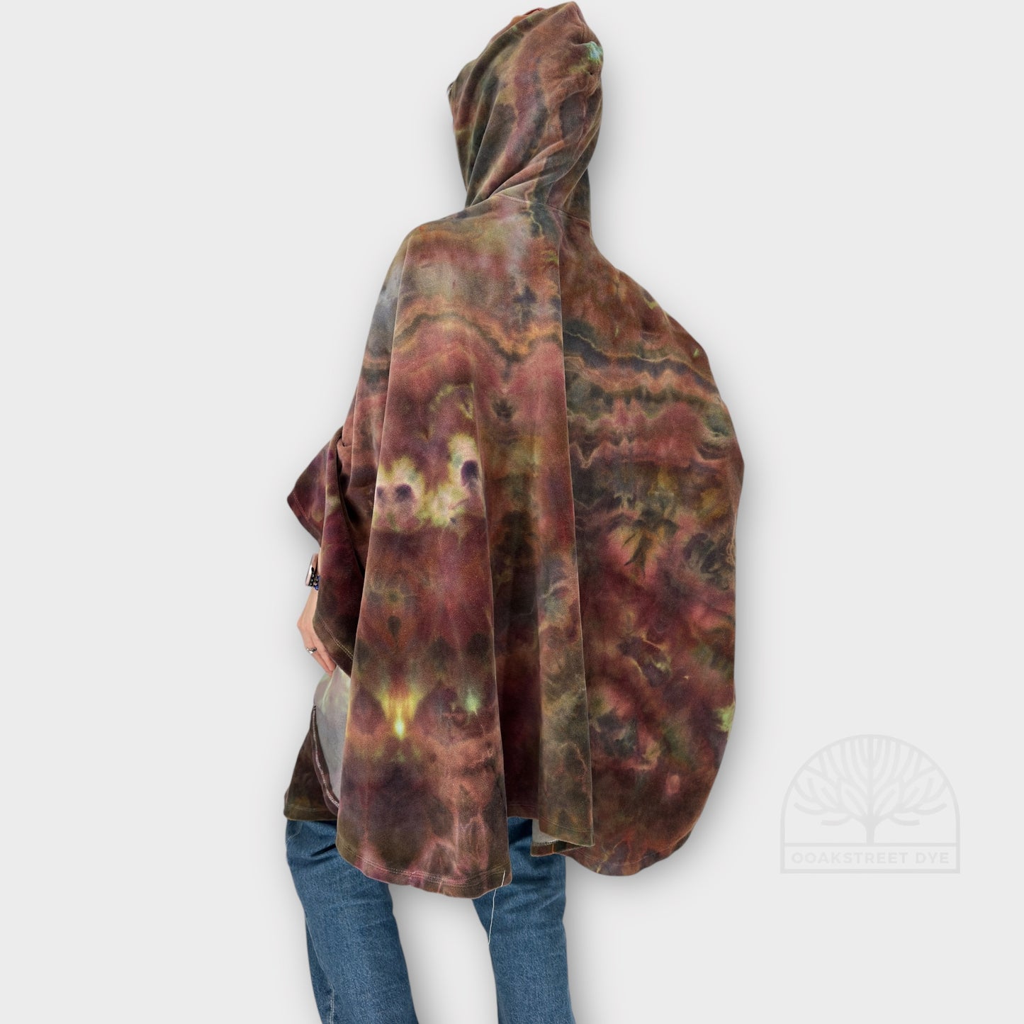 Forest Prism Velour Cape | One Size