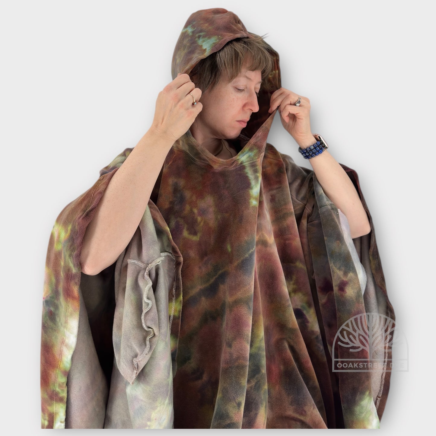 Forest Prism Velour Cape | One Size
