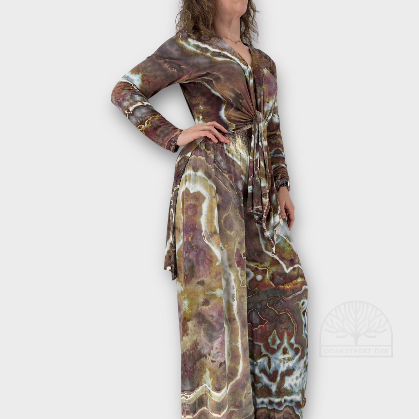 Forest Prism Palazzo & Cardigan Top Set