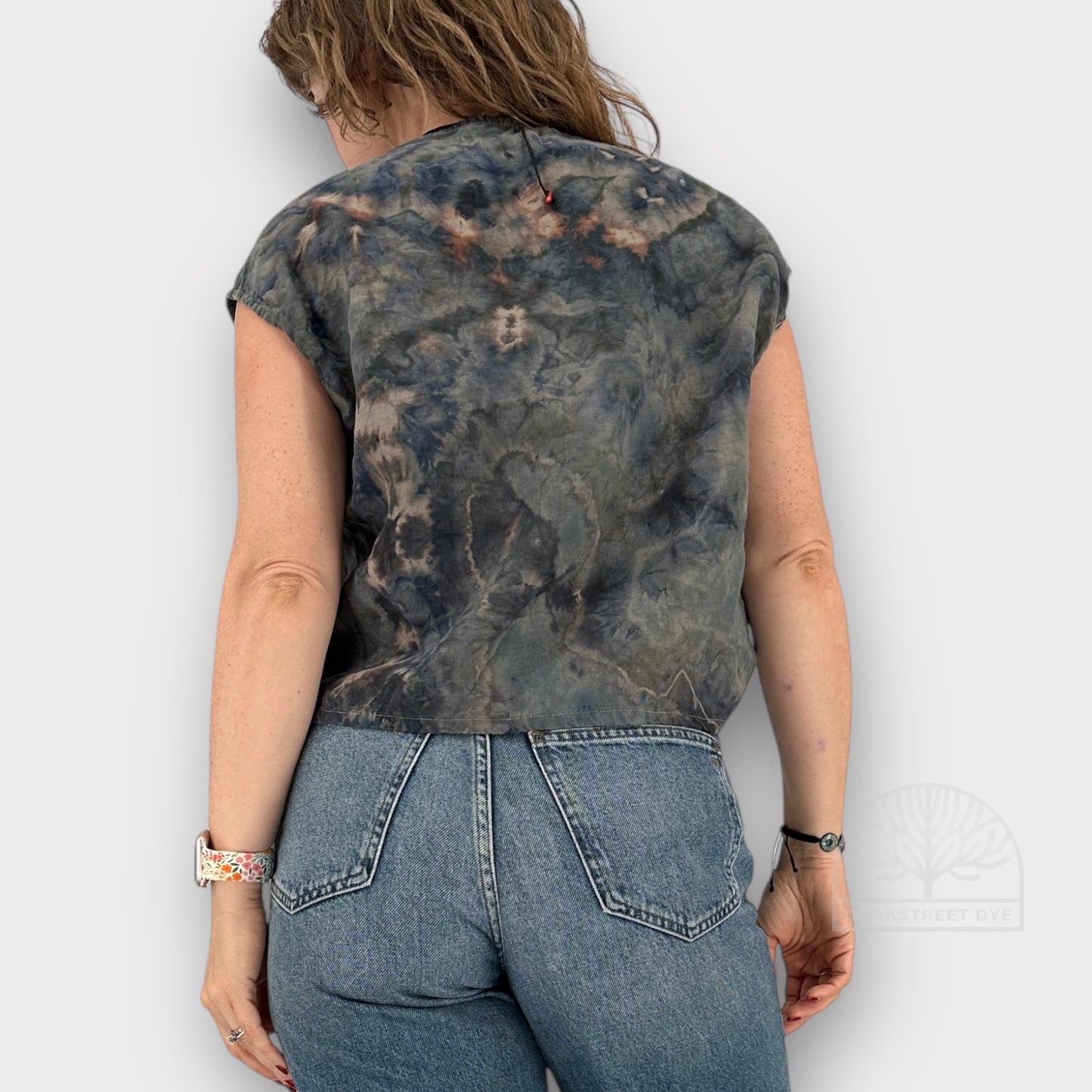 Salt of the Earth Linen Crop Top | Size L