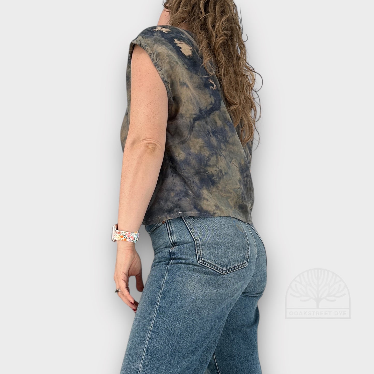Salt of the Earth Linen Crop Top | Size XL