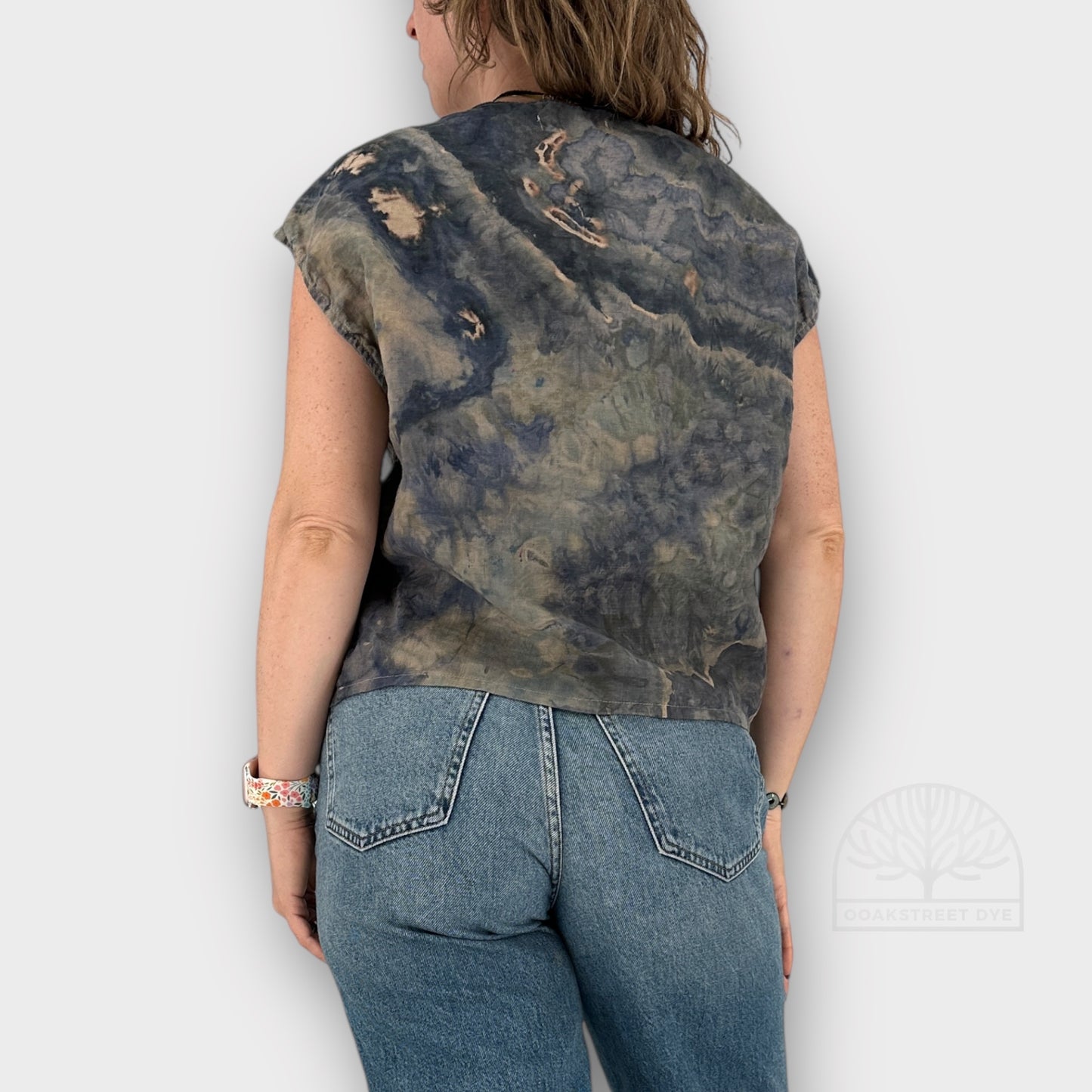 Salt of the Earth Linen Crop Top | Size XL