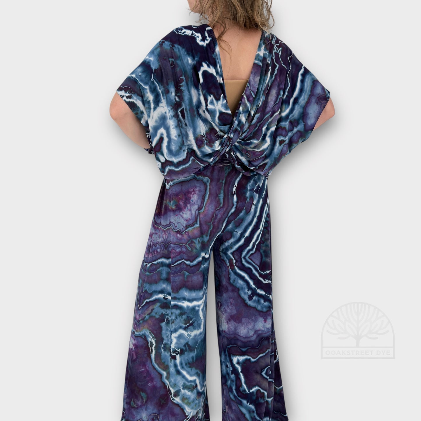Violet Night Palazzo & Twist Top Set